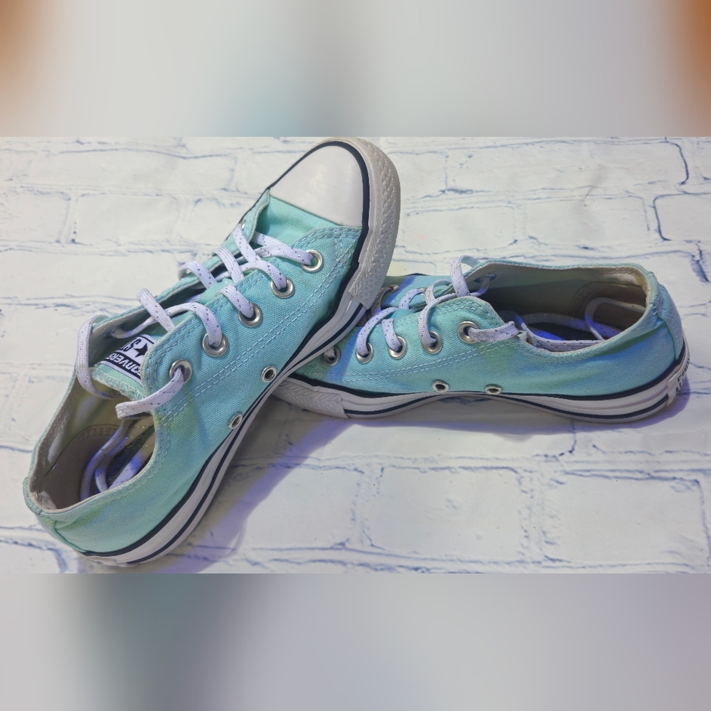 Converse Mint Green Sneakers Unisex Size MEN(3.5) WOMEN(5.5) image 5